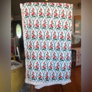 ANTONIO MELANI Floral Swim Coverup - Red and Green